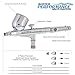Master Airbrush Master Performance G233 Pro Set with 3 Nozzle Sets (0.2, 0.3 & 0.5mm Needles, Fluid Tips and Air Caps) and Air Hose - Dual-Action Gravity Feed Airbrush with 1/3 oz Cup, Cutaway Handle