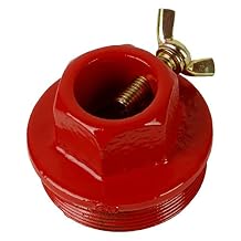 TERA PUMP 2-inch NPS Cast Iron Bung for Rotary-Action Drum Pumps with 1-inch Suction Tube