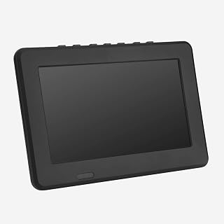 TV de 7 Polegadas, TV LED Widescreen Pequena, TV Portátil Analógica Digital HD 16:9 para Camping, TV LED Widescreen Pequena Com Sintonizador Digital ATSC, Suporte de Ventosa, (Regulamentos dos EUA)