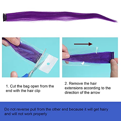 Extensões de cabelo coloridas arco-íris tramas grampo de extensões de cabelo colorido 55 cm, para ca