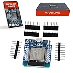 AZDelivery D1 Mini NodeMCU ESP32 ESP-WROOM-32 WLAN WiFi Bluetooth IoT Development Board 5V compatible with Arduino including E-Book!