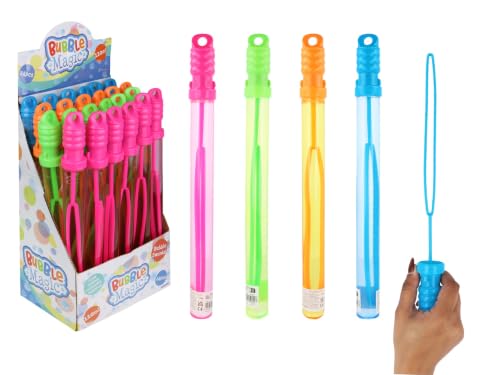 Henbrandt 24 x Bubble Swords - 4 Assorted Colours Party Favours