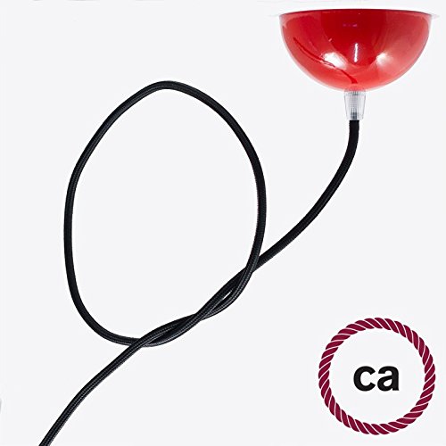 Creative Cables Textilkabel Rund – 5 Meter, Silber Mit Seideneffekt, 2x0,75 Mm², Made In Italy