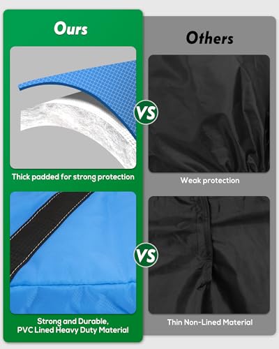 Big Teeth Golf Sunday Bag, Small Golf Bag Lightweight, Par 3 Golf Bag for A Few Clubs Driving Range, Practice with Carry Shoulder Strap Foldable Multi-Colour - image 2