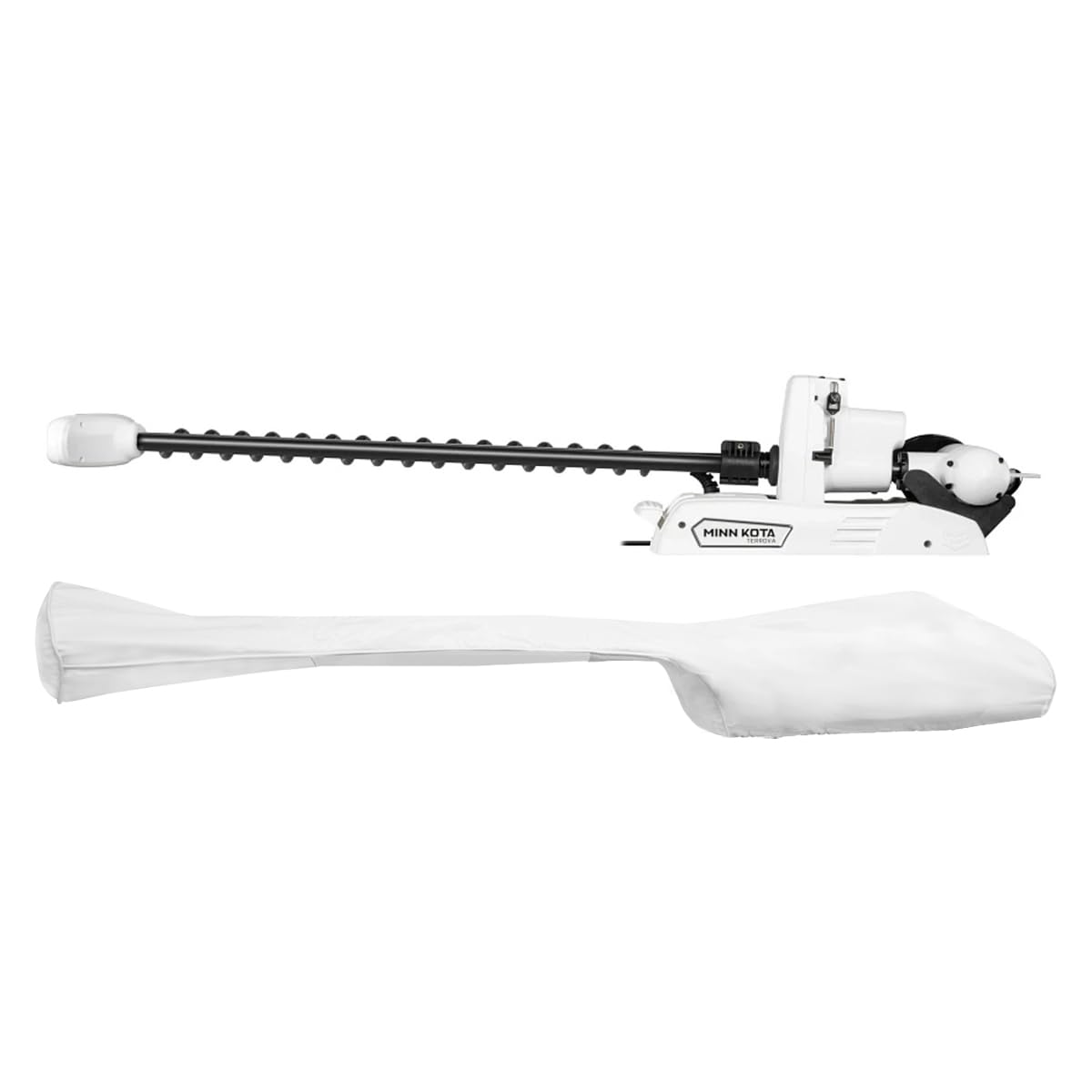 Oceansouth Custom trolling Motor Cover Designed for MINN KOTA (Riptide Terrova Quest, 72", White)