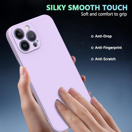 Image of for iPhone 13 Pro Case Purple, Scratch Resistant with Soft Touch, Slim Thin Phone Cover for iPhone 13 Pro 6.1 inch