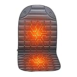 Riscaldatore del sedile del veicolo – Cuscini elettrici portatili | Riscaldamento rapido auto Pad con comfort ergonomico, design leggero e configurazione plug and play per conducenti viaggiatori su