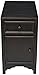 Signature Design by Ashley - Gavelston Chairside End Table w/ Storage, Rubbed Black Finish