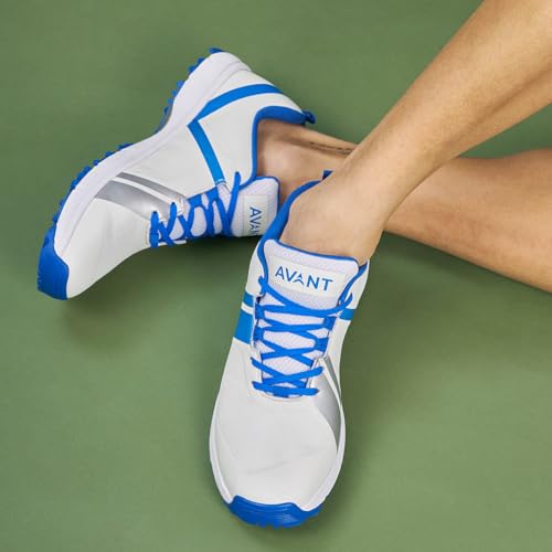 Image of AVANT Men's PaceMax Cricket Shoes - Anti Skid Rubber Outsole, Lightweight & Cushioned, Ideal Turf & Hard Ground Cricket Shoes