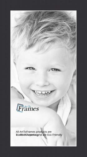 15x30 Smooth Black / Black Custom Mat for Picture Frame with 11x26 opening size (Mat Only, Frame NOT Included)