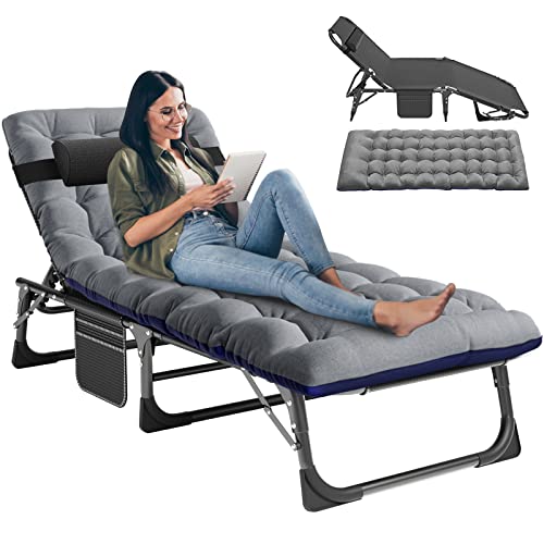 LILYPELLE Folding Outside Chaise Lounge Chair Mattress, 5