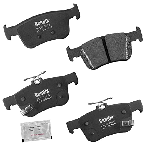 Image of Bendix Priority1 CFC2102 Ceramic Rear Brake Pads compatible with Acura Integra 2024, RDX 2023-2021, Honda Accord 2024-2018, Civic 2022-2020, Insight 2022-2019