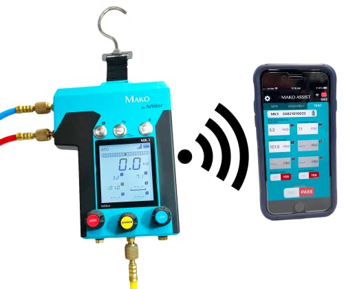 Arbiter Backflow Mako MK3 Digital 3-Valve Backflow Test Kit with Hoses & Soft Case