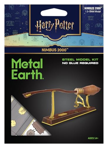 Metal Earth Harry Potter Nimbus 2000 Kit Modelo 3D miniatura 6