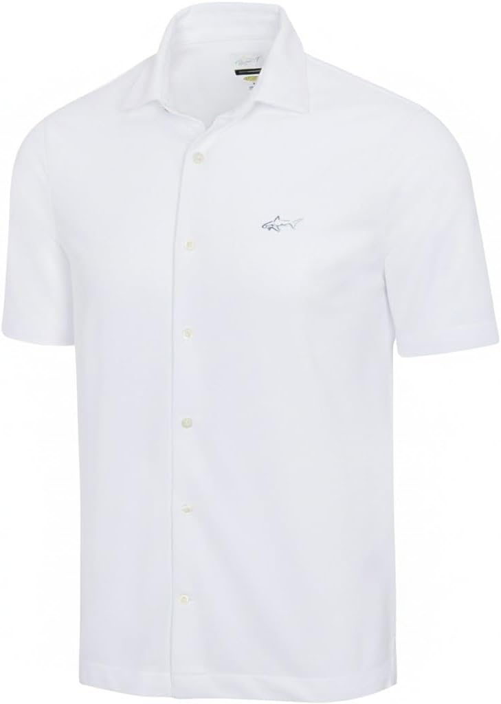 Greg Norman Full Button Pique Polo