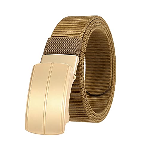 Clothing Accessories New Cotton Canvas Belts Casual All Over Jeans Belt for Unisex (Color : Beige, Size : 120 cm) (Multi colored)