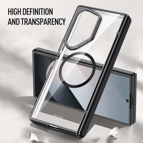 Coque transparente Galaxy Z Fold 6 avec béquille pour streaming vidéo - 3