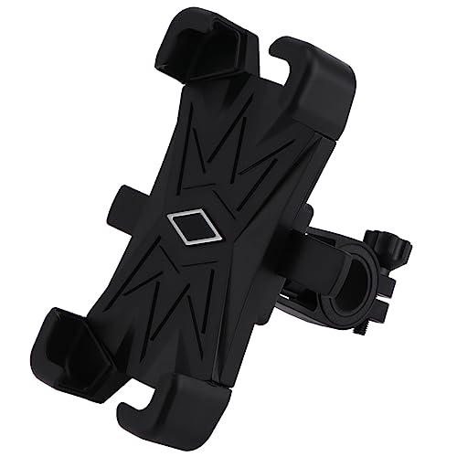 per Telefono Bici Acciaio Inossidabile Porta Cellulare per Manubrio Facile Installazione e Rimozione Compatibile con Bici Scooter Nero