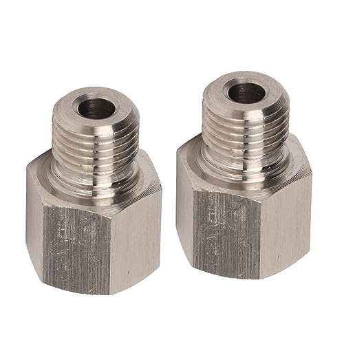 lyrlody Öldrucksensor-Adapter, 1/8\ NPT-Innengewinde auf M10x1,0-Außengewinde aus Edelstahl, für die meisten Fahrzeuge