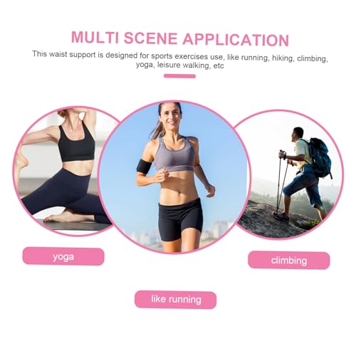 Faja lumbar transpirable para mujer ajustable para deporte miniatura 5