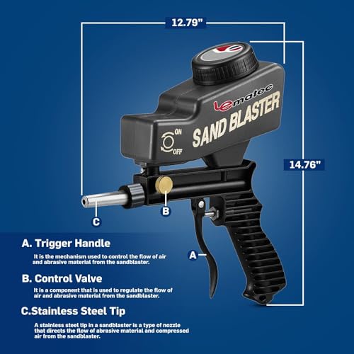 Le Lematec AS118-B Sand Blaster Gun Kit thumb #1