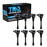 TRQ Ignition Coil Set Compatible with 2011-2013 INFINITI QX56 2014-2021 QX80 2017-2020 Nissan Armada