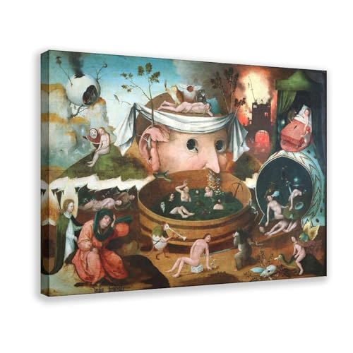 Poster Bosch La vision de Tondal pour habiller un grand mur blanc facilement