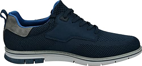 Image of Bugatti Men's Casual lace Shoes, Blue Combination, 11