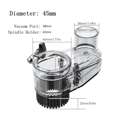 Botte poussière CNC 52mm pour éviter les débris de gravure