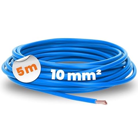 5 m Lapp 4520025 H07V-K 10 mm² niebieski I przewód okablowania I elastyczny przewód żyłowy I pojedyncza żyła PCW I żyła 10 mm2 I okablowanie