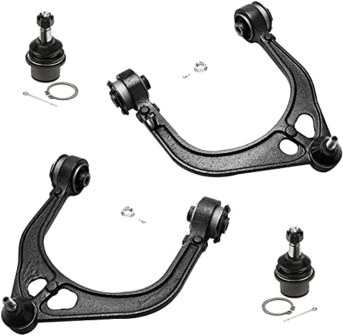 Image of Detroit Axle - 16pc Front Suspension Kit for 11-14 Chrysler 300, 11-18 | Dodge Challenger 11-20 Charger, 6 Control Arms Upper & Lower 2 Sway Bars 4 Tie Rods 2 Lower Ball Joints 2 Boots Replacement