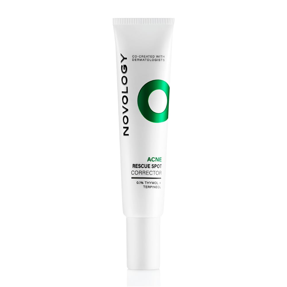 Novology Acne Spot Corrector Gel | For Active Acne, Pimples, Whiteheads | 30g