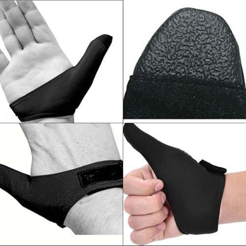 JOYOLA Bowling Handschuhe, Einstellbare Bowling Daumenhandschuh, Kompakte Und Leichte Bowlinghandschuhe, Griffschutzhandschuh für Bowling Ballsportarten, Geeignet für Männer und Frauen