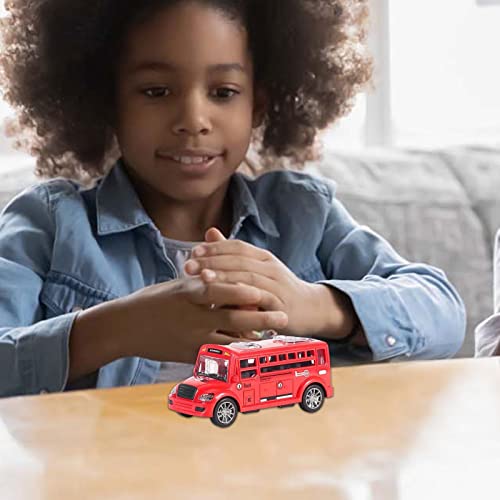 Brinquedo de ônibus escolar pequeno,Brinquedos de carro inercial para crianças - Modelo de brinquedo