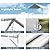 GREEN PARTY Carport, 12’ X 20’ Heavy Duty Car Canopy with Powder-Coated Steel Frame, Portable Car Canopy Party Tent Garage Boat Shelter, Adjustable Peak Height, 8 Legs, White