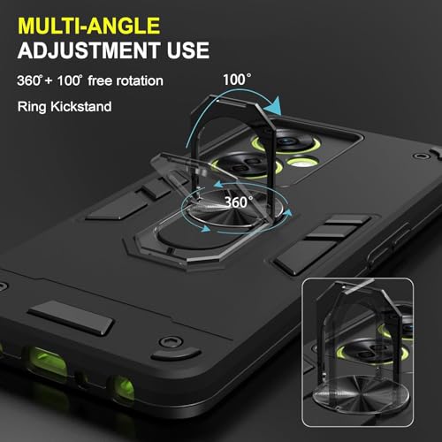 Image of NDCOM for OnePlus Nord CE 3 Lite 5G Back Cover, Mobile Cover OnePlus Nord CE 3 Lite 5G, Durable and Stylish OnePlus Nord CE3 Lite 5G Back Cover Ring Holder Case