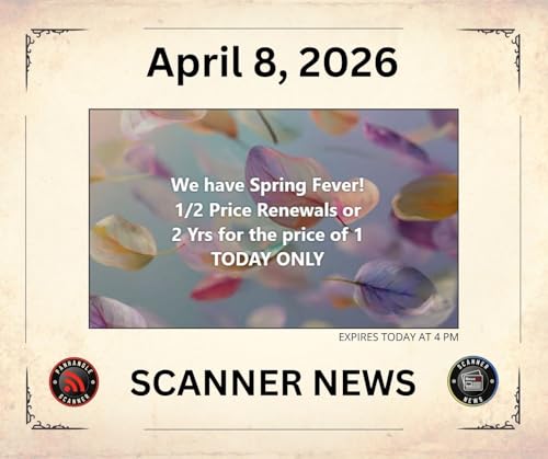 Wednesday April 8 2026 - Scanner News