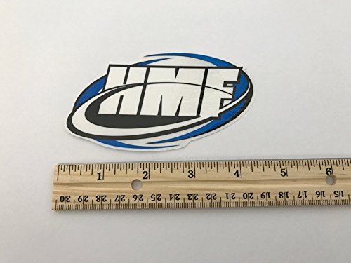 HMF Exhaust Decal Emblem Logo Sticker Size 4.5" X 2.5"