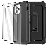 iPhone 12 Pro Max Case with Two Screen Protector 3 Layer Rugged Heavy Duty Cases for iPhone 12 Pro Max 6.7 inch 2020