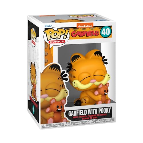 Funko POP! Comics: Garfield– Garfield with Pooky - Collectable Vinyl Figure - Gift Idea - Official Merchandise - for Kids & Adults - Cartoons Fans -...