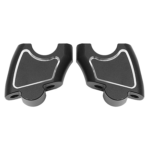 Rehausseurs guidon alu CNC noir Rebel CMX500 pour corriger la posture de conduite