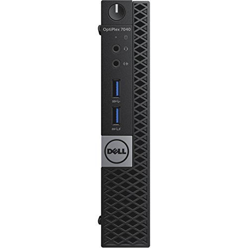 Image of Dell Optiplex 7040 Micro Tower, Intel Core 6th Generation i3-6100T, 8 GB, 128 GB SSD, WIFI, Windows 10 Pro (Renewed)