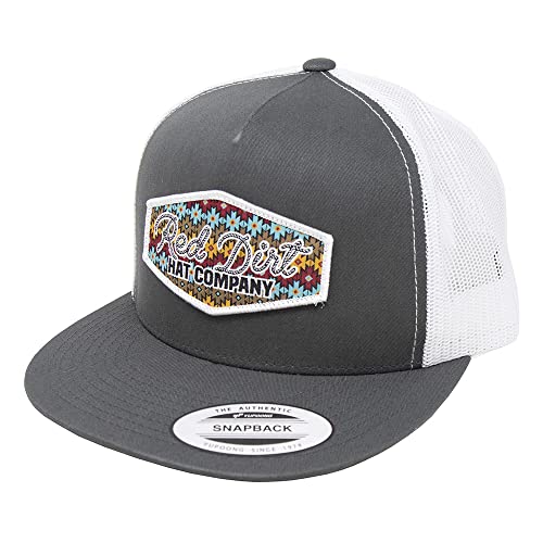 Image of Red Dirt Hat Company Aztec Print Adjustable Snapback Hat