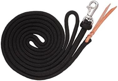 Tough 1 Training Lead with Trigger Bull Snap, Black, 14'