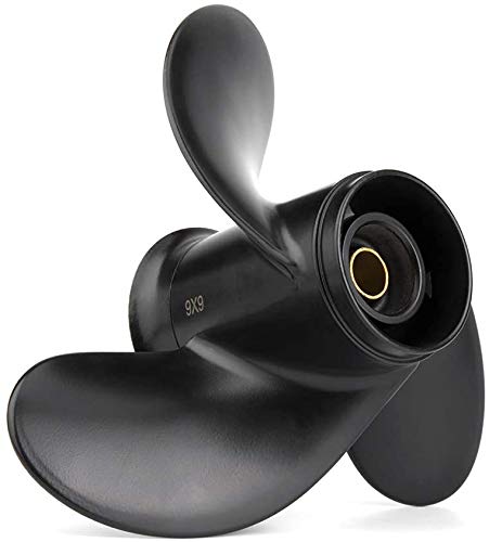 Ayaksmi Jason Marine Oem Grade 9 X 9 Aluminum Outboard Propeller Fit Mercury Engines 9.9-15Hp thumb #3