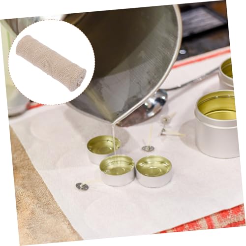 Mechas para velas de algodón y papel en rollo miniatura 3