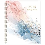 Monthly Planner 2025-2026 - Monthly Calendar 2025-2026 from July 2025 - December 2026, Calendar Planner with Tabs, Inner Pocket, 8.5‘’ x 11‘’