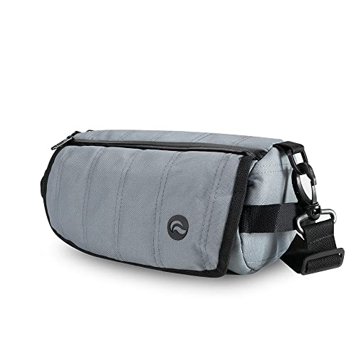 Skunk Uptown Crossbody Duffle Bag (Platinum Gray)