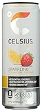 CELSIUS Sparkling Strawberry Lemonade, Functional Essential Energy Drink, 12 Fl Oz