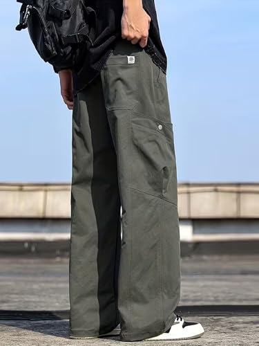 Image of Lymio Cargo for Men || Cotton Cargo Pant || Drawstring Waist Pant (Also Available in Plus Sizes) (145-148)